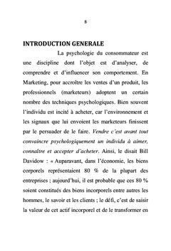 Comportement du Consommateur