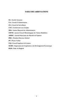 Le contrôle de la société anonyme par le conseil d'administration