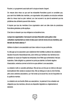 Ou vont les cotisations des Membres