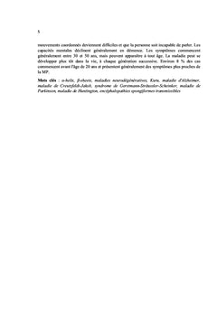Maladies neurodégénératives : Kuru, Alzheimer, Parkinson, Huntington