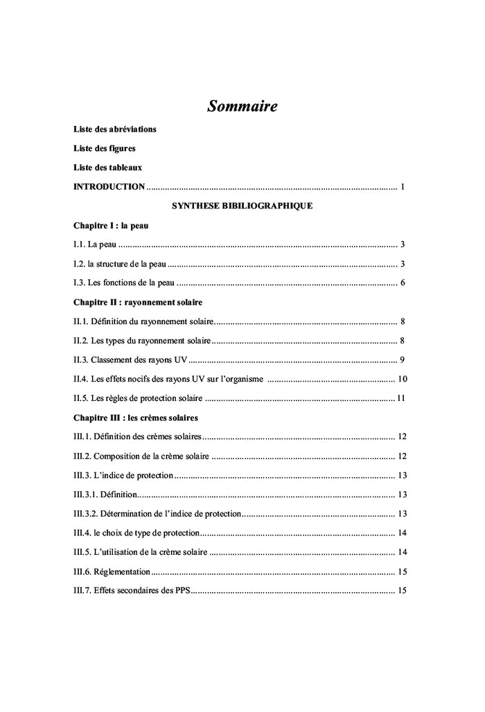 Préparation d'une crème solaire à partir d'une huile essentielle
