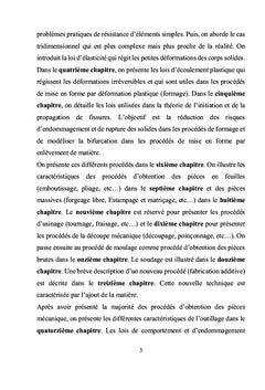 Choix du couple : Matériaux - Procédés d'obtention
