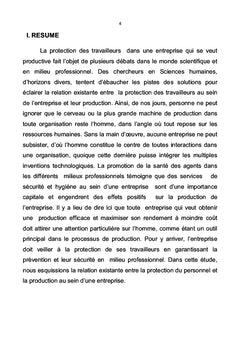 Impact de la protection du personnel sur la production de l'entreprise Brasserie Simba à Lubumbashi