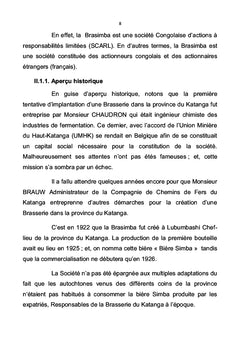 Impact de la protection du personnel sur la production de l'entreprise Brasserie Simba à Lubumbashi
