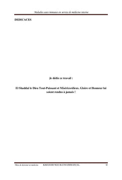 Maladies Auto-immunes en service de médecine interne