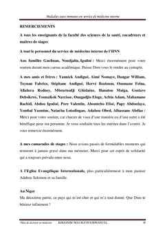 Maladies Auto-immunes en service de médecine interne