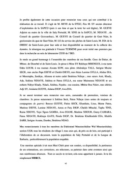 Dynamique, vulnérabilité socio économique et gouvernance des littoraux
