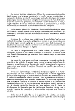 L'INNOVATION DANS LE SYSTEME BANCAIRE ALGERIEN :