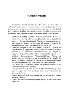 Les occupations actuelles sur les cadastres indigènes