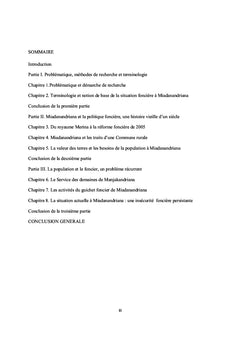 Les occupations actuelles sur les cadastres indigènes