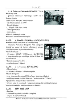 Manuel de l'informatique niveau 1&2