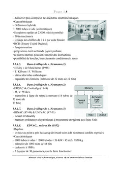 Manuel de l'informatique niveau 1&2
