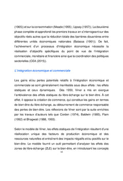 État de l'intégration régionale en Afrique de l'Ouest