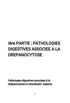 La drépanocytose à Lubumbashi