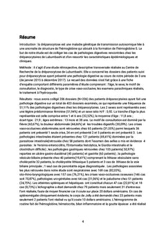 La drépanocytose à Lubumbashi