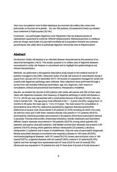 La drépanocytose à Lubumbashi
