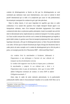 Gestion administrative contractuelle du transport et de la logistique des déménagements