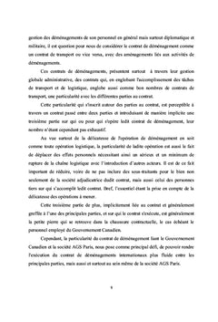 Gestion administrative contractuelle du transport et de la logistique des déménagements