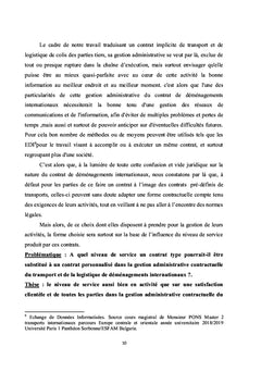 Gestion administrative contractuelle du transport et de la logistique des déménagements