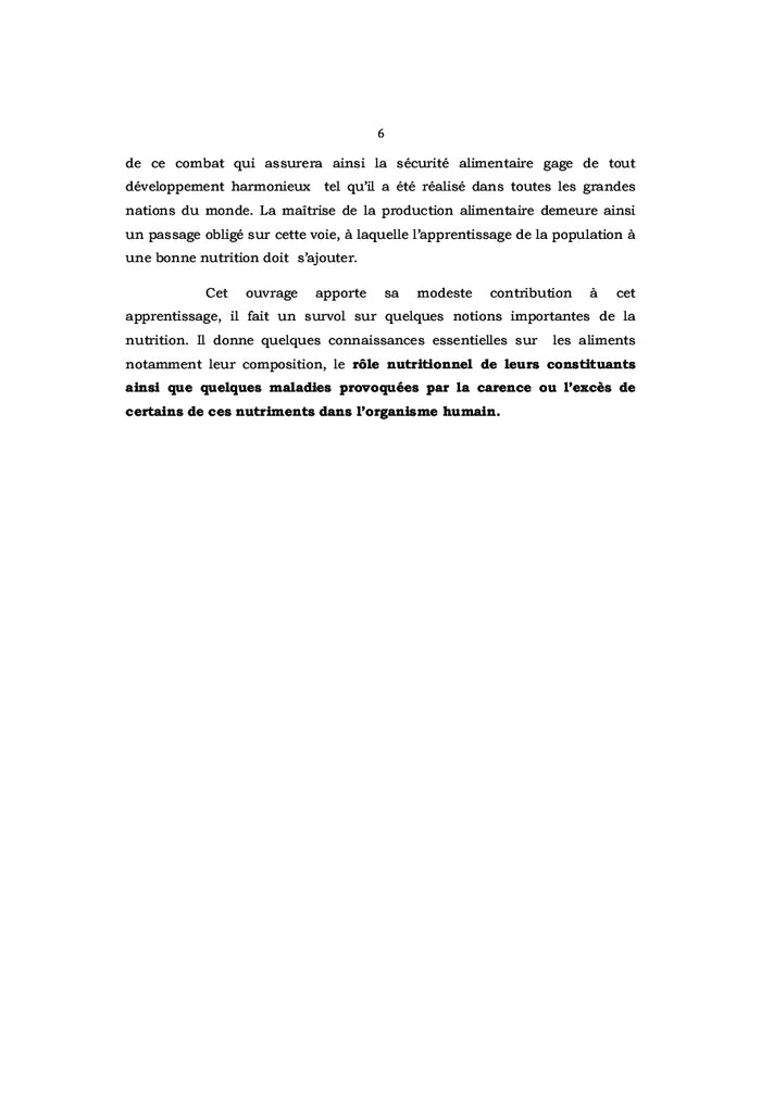 La nutrition et ses pratiques en Afrique sub-saharienne