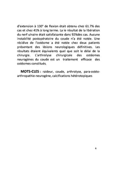 La Para-osteopathie neurogène du coude
