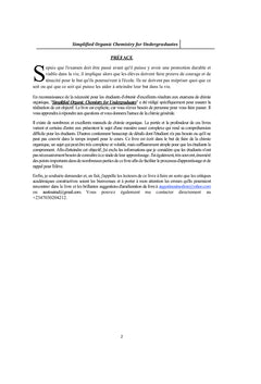 Chimie organique simplifiée pour les étudiants de premier cycle