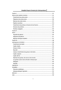 Chimie organique simplifiée pour les étudiants de premier cycle