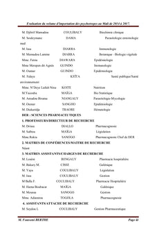 Importation des psychotropes de 2014 à 2017, Mali