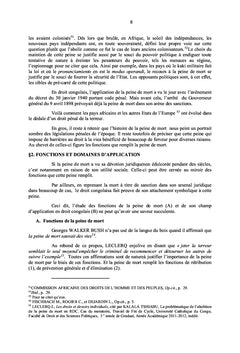 L'abolition de la peine de mort en RDC ou la bataille Eros-Thanatos