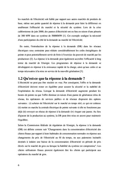 La réponse à la demande dans le système électrique moderne