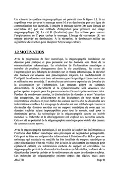 Stéganographie d'images par la méthode des bits les moins signifiants
