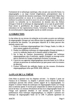 Stéganographie d'images par la méthode des bits les moins signifiants