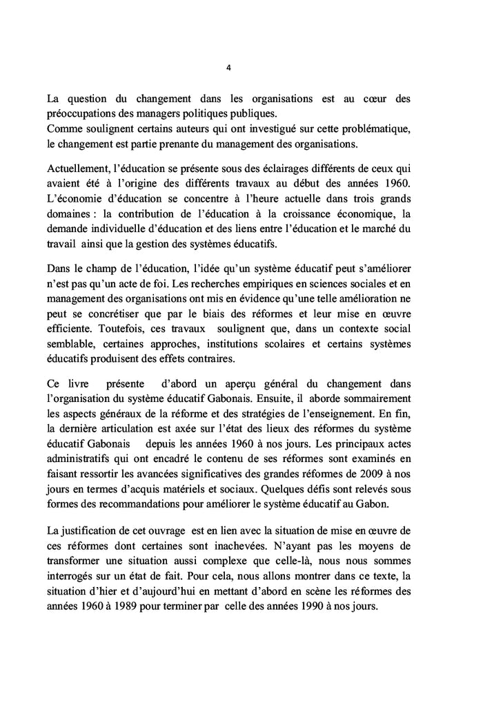 Réformes du système éducatif au Gabon