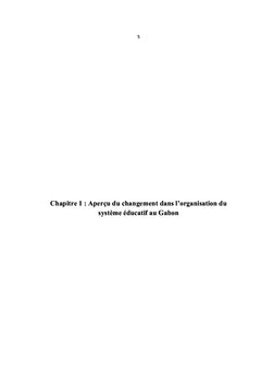 Réformes du système éducatif au Gabon