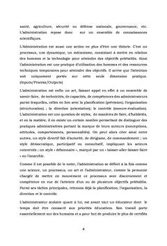 Cours d'Administration scolaire