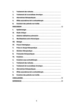 La sarcoïdose médiastino-pulmonaire