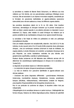 La sarcoïdose médiastino-pulmonaire