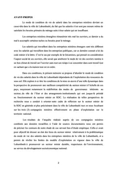 L'équité sociale et entreprises minières
