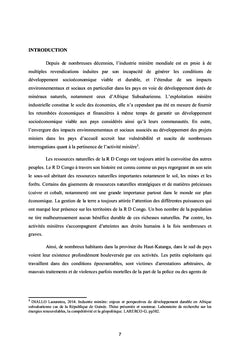 L'équité sociale et entreprises minières
