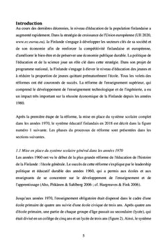 Réforme du système éducatif finlandais