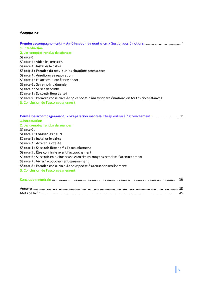Sophrologie Protocoles et rapport de stage