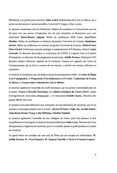 L'accompagnement entrepreneurial au 21e siècle