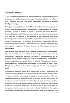 L'accompagnement entrepreneurial au 21e siècle