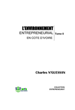 L' Environnement Entrepreneurial en Côte d'Ivoire