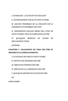 L' Environnement Entrepreneurial en Côte d'Ivoire