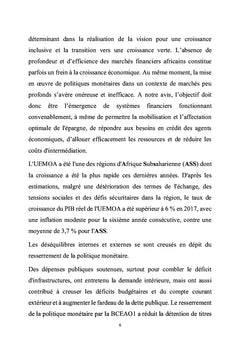 Les effets de la nouvelle réglementation prudentielle dans les pays de l'UEMOA