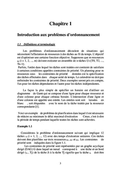 Programmation des tâches indépendantes