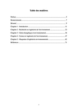 Ingénierie environnementale avancée (II)