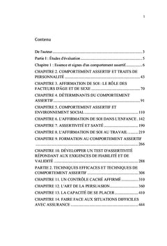 Psychologie du comportement assertif