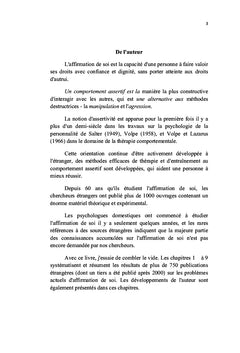 Psychologie du comportement assertif